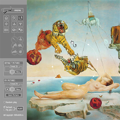 Interactive Dali Screensaver Screenshot